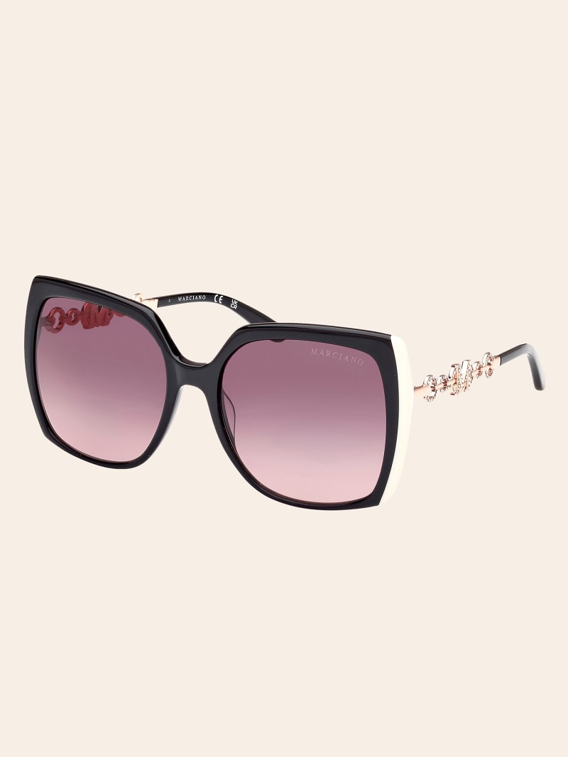 Marciano square sunglasses