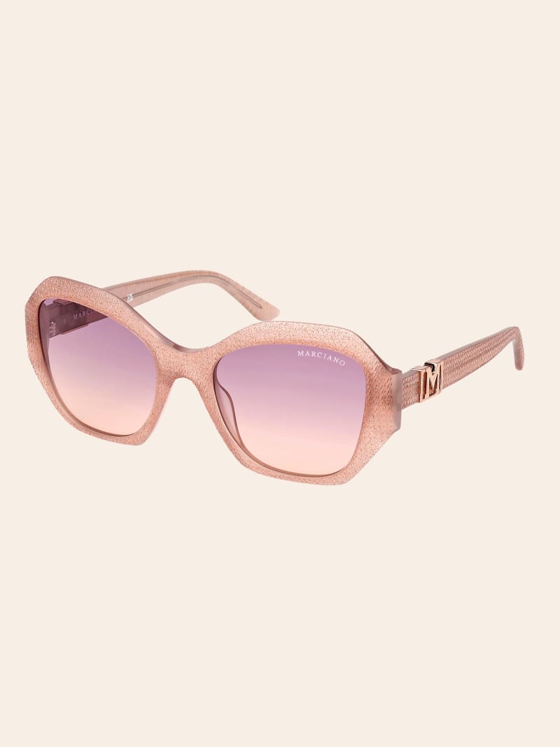 Marciano geometric sunglasses