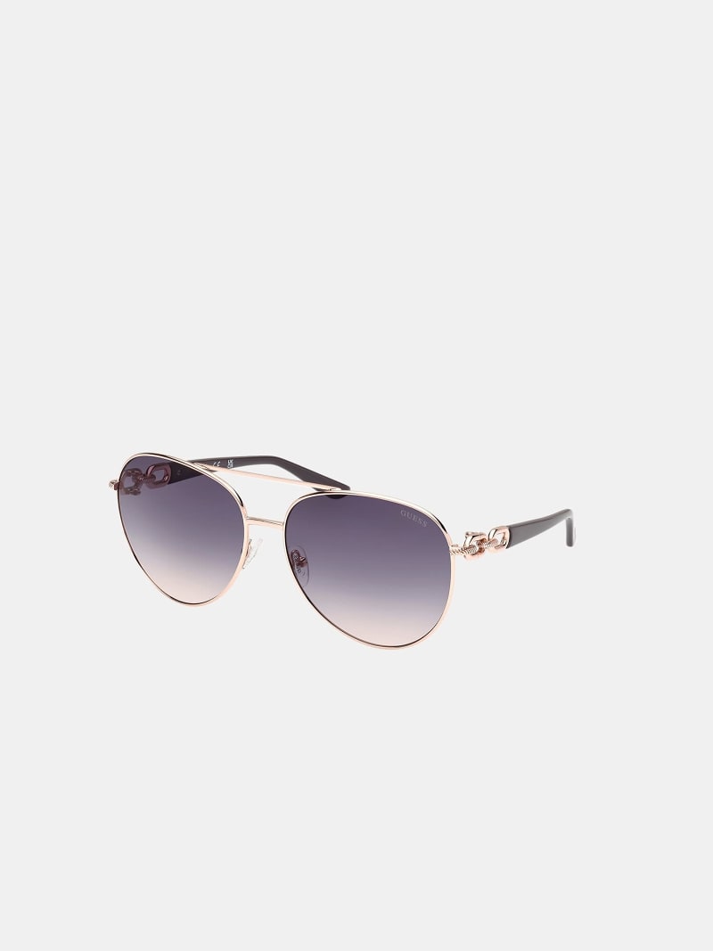 GUESS Lunettes de soleil aviateur Femme