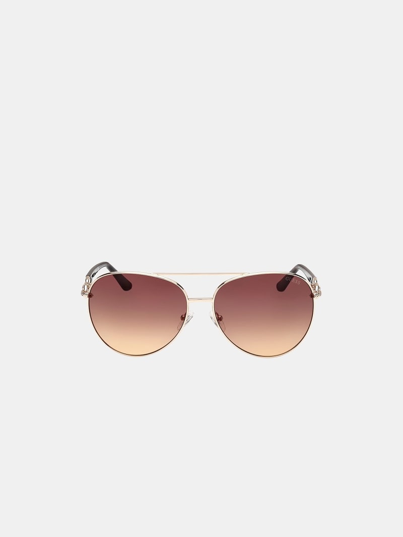 GUESS Lunettes de soleil aviateur Femme