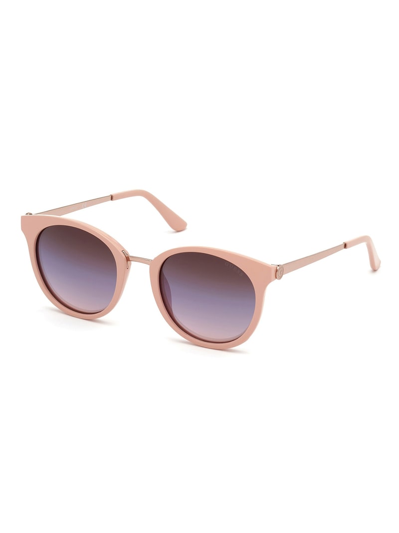 Lunettes De Soleil Modele Rond Boutique Guess Officielle En Ligne