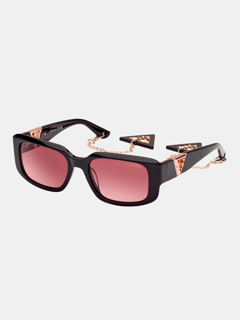 Rectangular sunglasses model