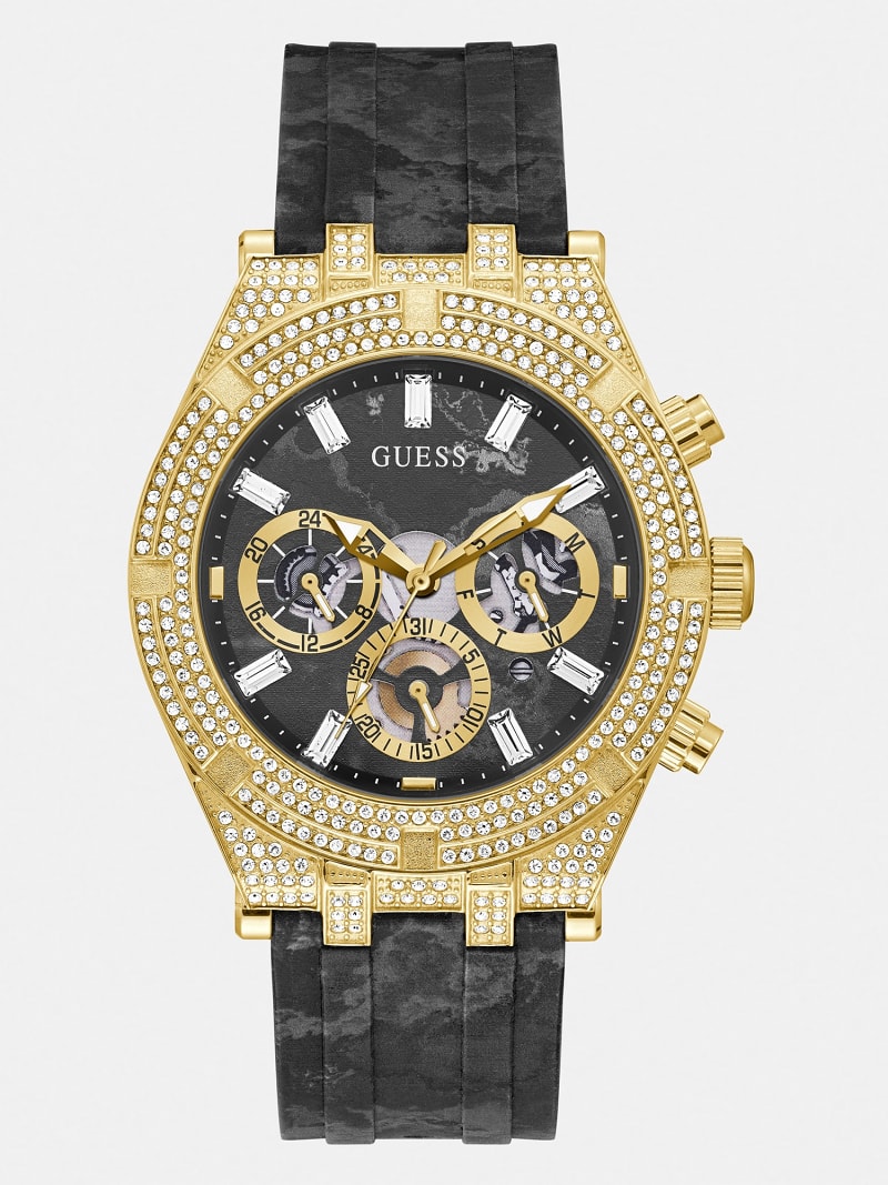 Mens gold crystal watches deals