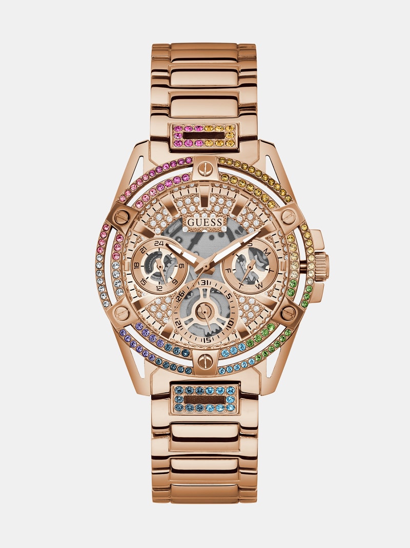 Montre multifonction cristaux