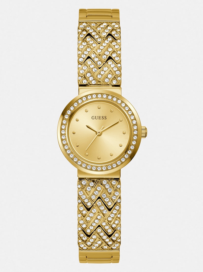 Crystal analogue watch