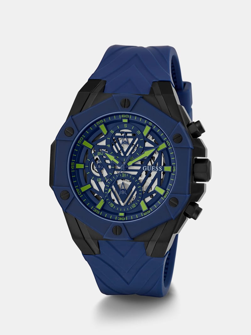 GUESS Multi function silicone watch Men