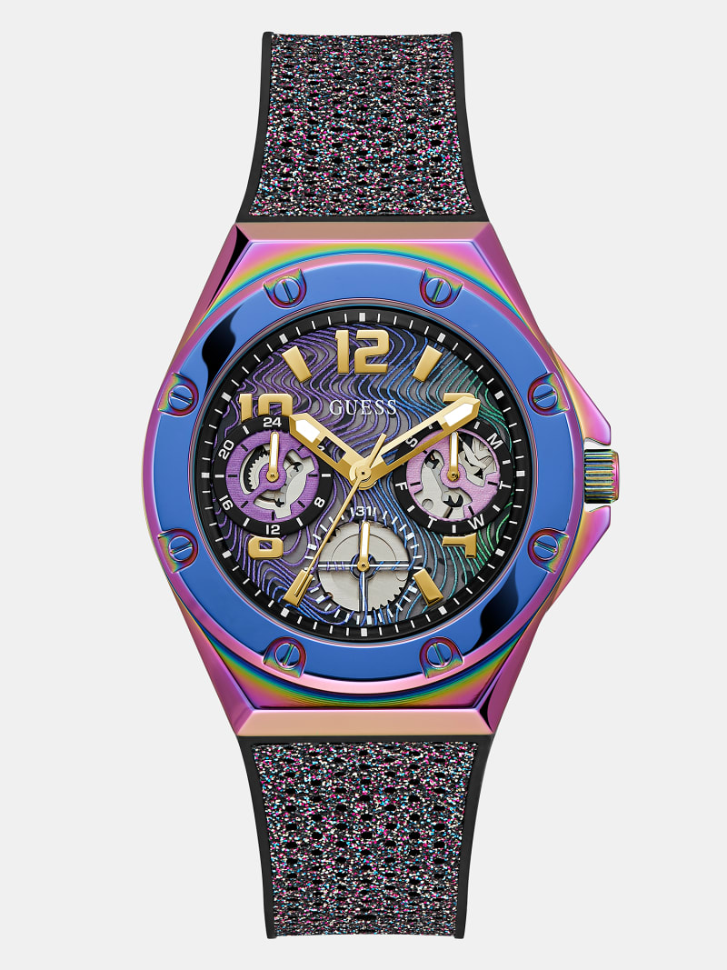 Orologio multifunzione con glietter