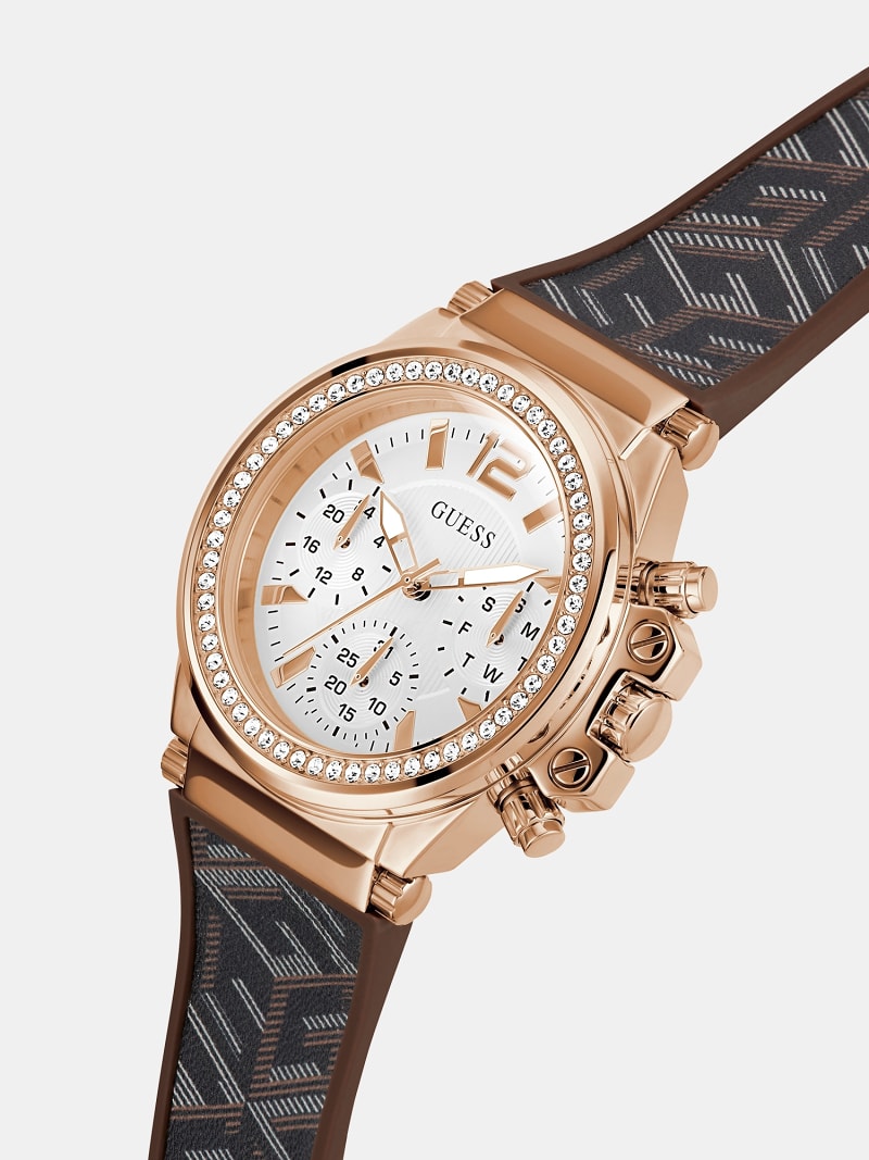 GUESS Orologio multifunzione stampa G Cube Donna