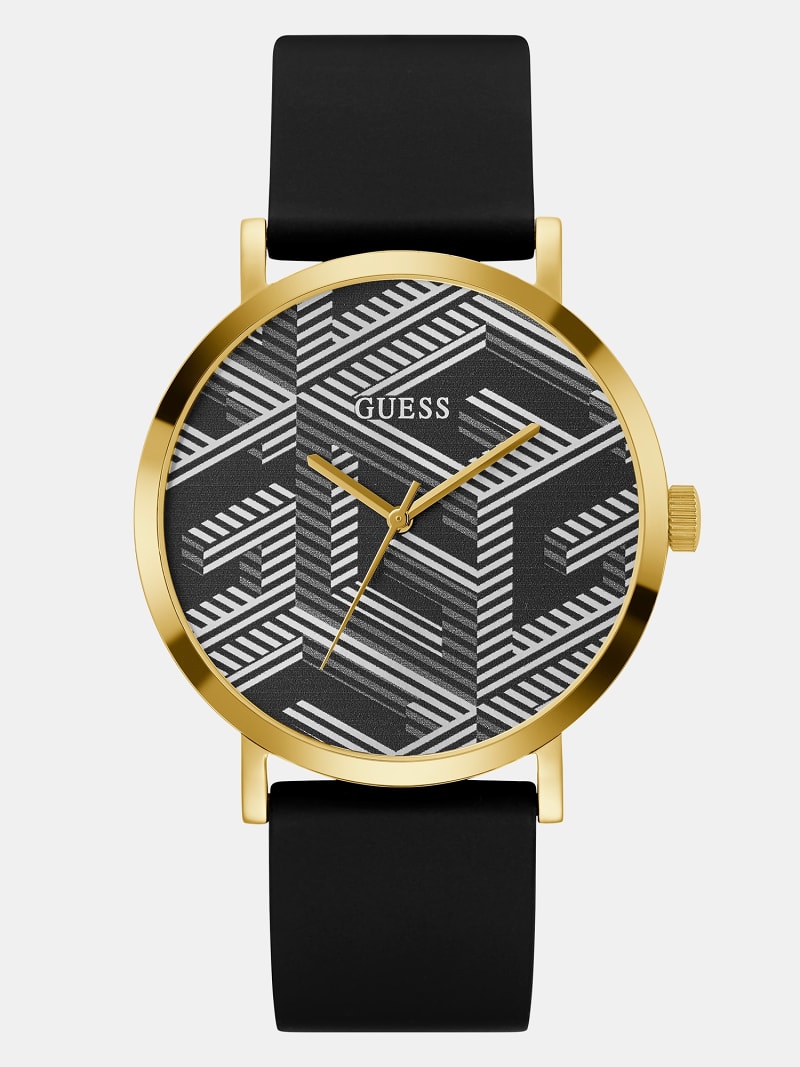 Reloj analógico con estampado G cube Hombre GUESS® Colecciones