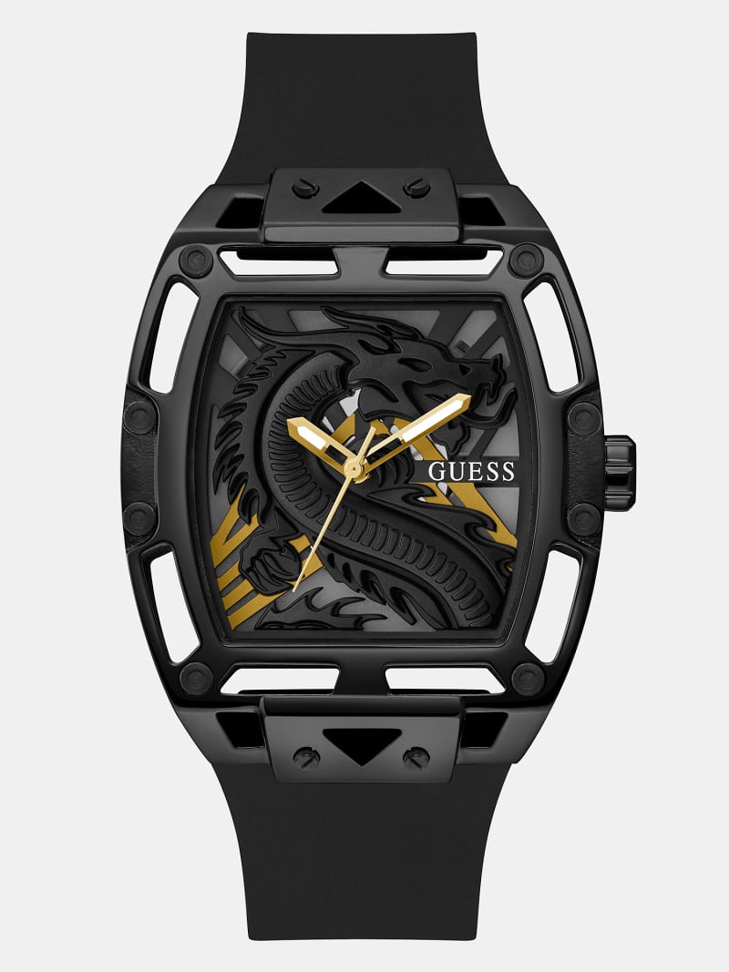 Black dragon timepiece top
