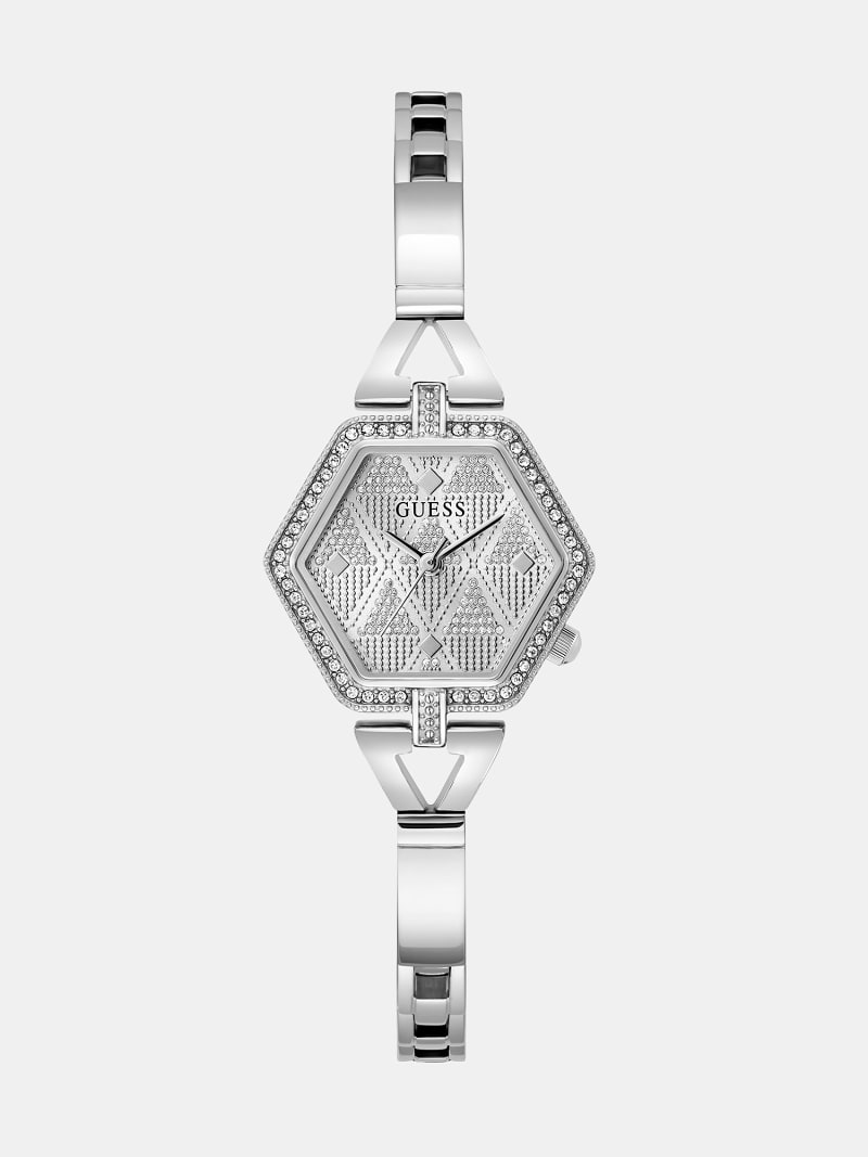 GUESS Analoog horloge met kristallen Dames