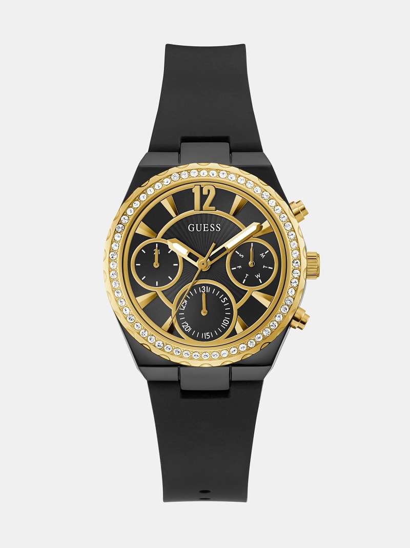 GUESS Multifunctioneel horloge met kristallen Dames