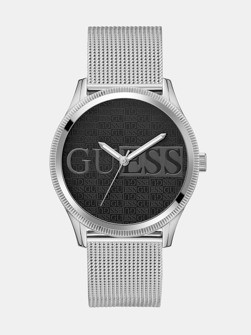 Stainless steel analogue watch