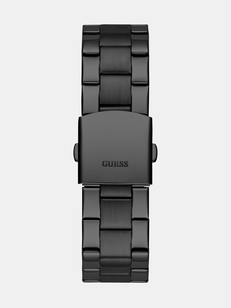 Guess Orologio Uomo W1100G2 – Cassa Acciaio Placcato Oro, Quadrante Bianco, Cinturino In Pelle Blu, Quarzo, Impermeabile 30m - 2