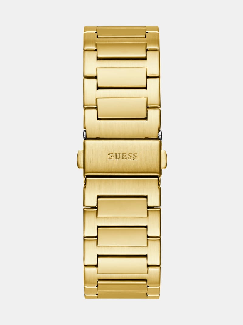 GUESS Orologio Da Uomo In Acciaio Inossidabile, Colore Oro, Movimento Al Quarzo, Classico Ed Elegante - 2
