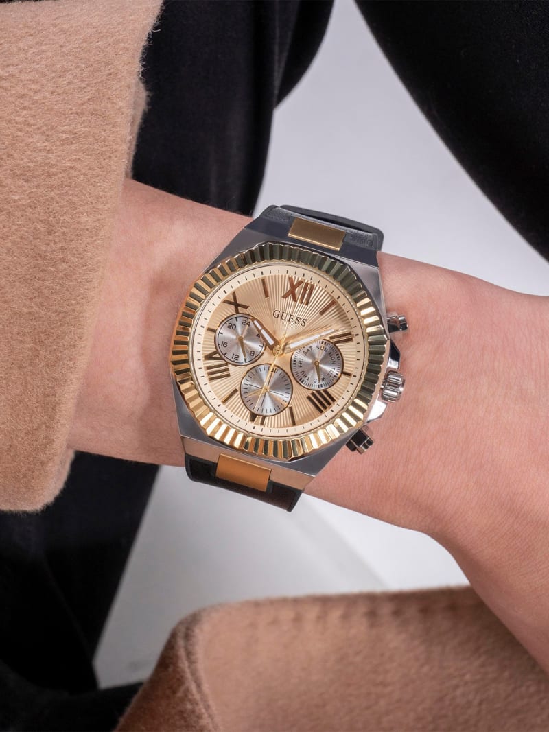 GUESS Orologio Analogico al Quarzo Uomo con Cinturino in Acciaio Inossidabile GW0631G2 : GUESS