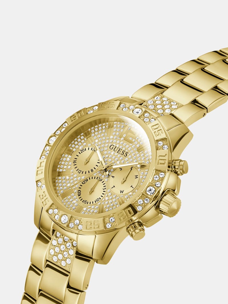 GUESS Crystal multi function watch Men