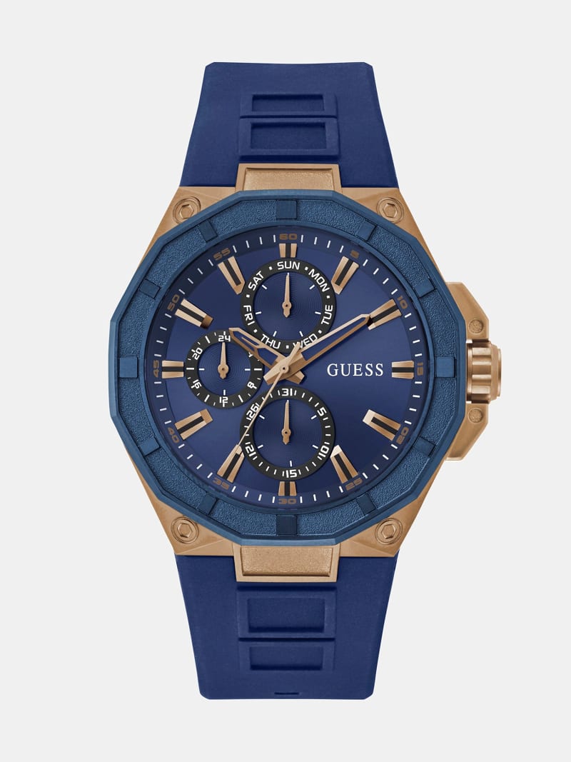 Guess horloge heren blauw outlet