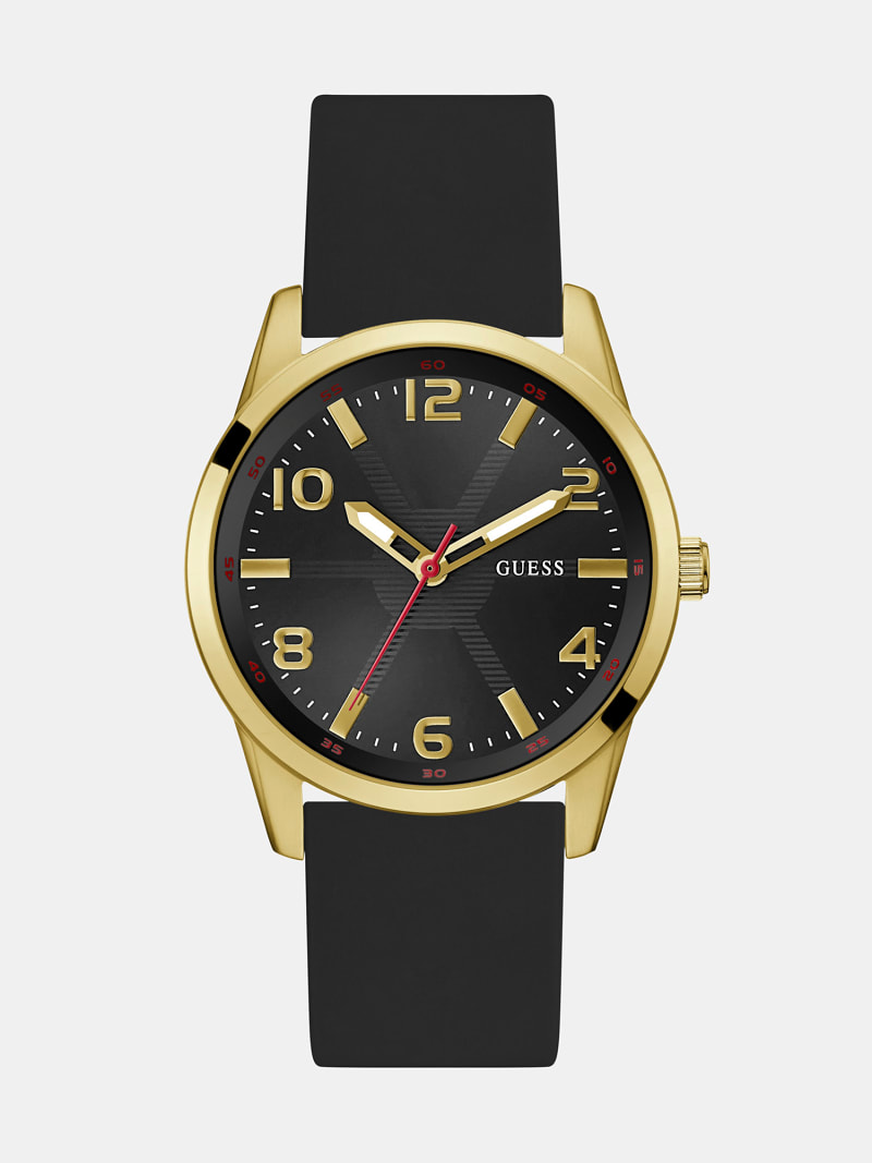 GUESS Silicone multi function watch Men
