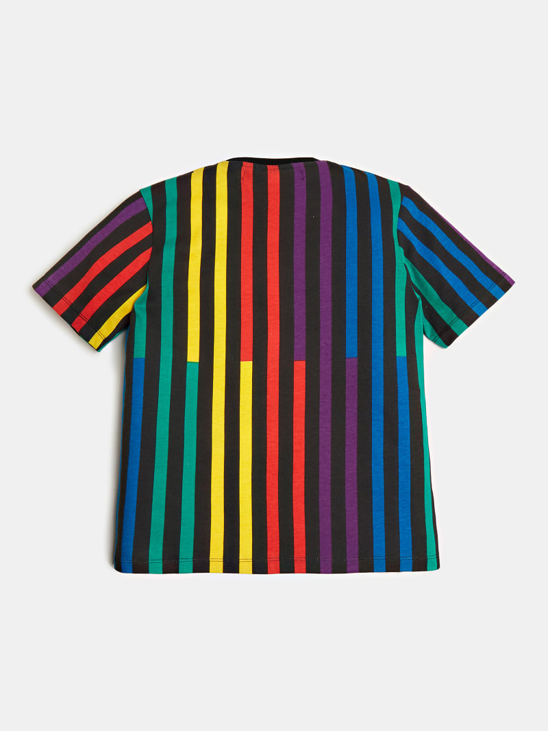 guess t shirt righe
