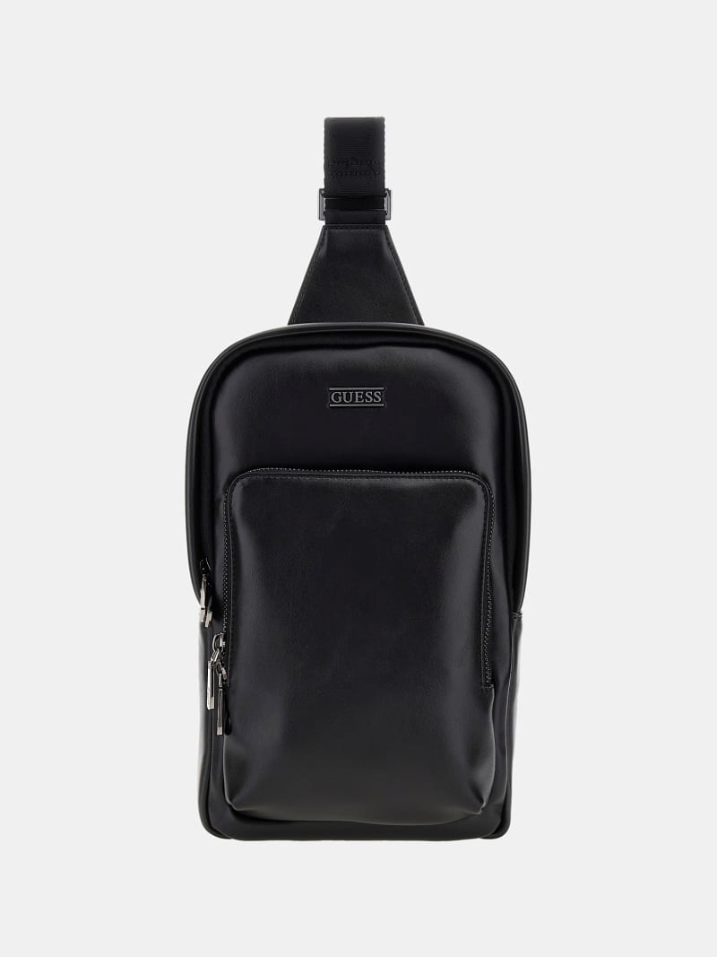 Guess Erenia Borsa A Tracolla Convertible Coal - Acquista A Prezzi Outlet