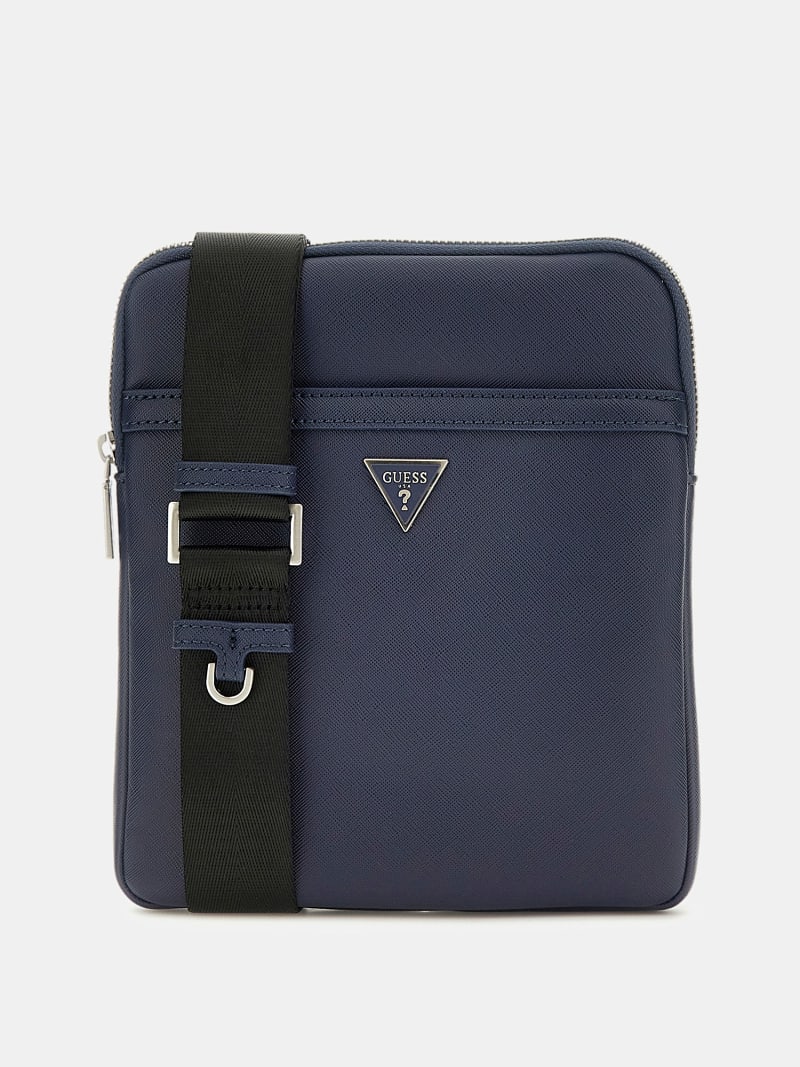 GUESS Certosa Saffiano Smart crossbody Heren