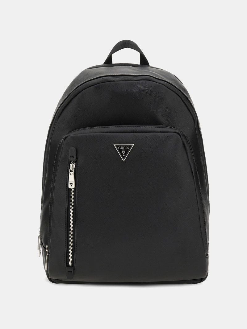 Leather guess backpack sale