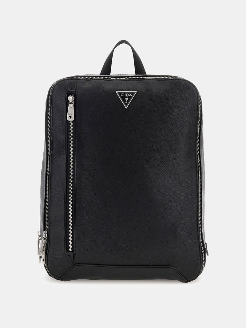 Guess men's leather backpack sale
