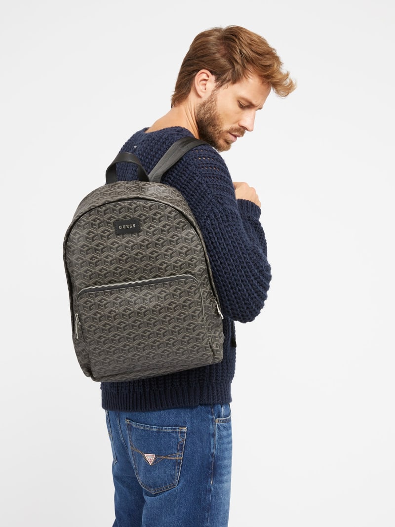 GUESS Ederlo G Cube logo backpack