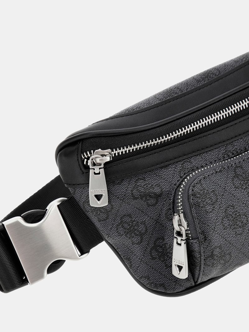 Marsupio GUESS Vezzola Smart M Nero - Bum Bag Moderno Con Logo, Cintura Regolabile - Foto 5