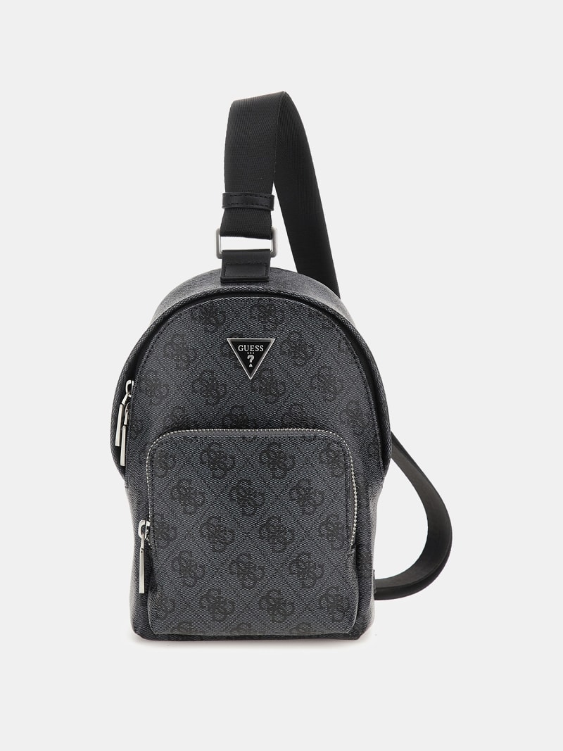 Black guess mini backpack discount