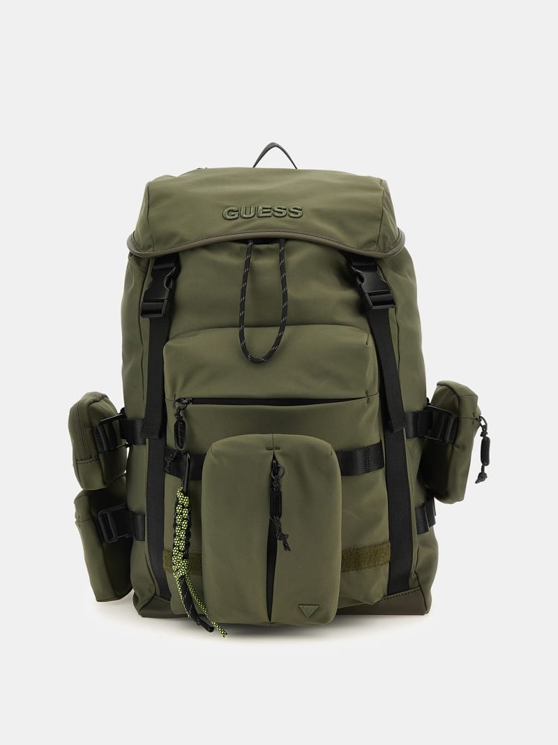 Multifunctional eco nylon backpack