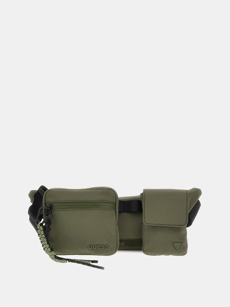 GUESS® Multifunctional eco nylon belt bag Men
