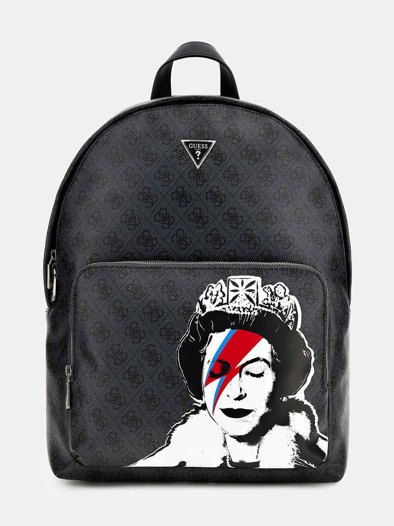 Guess graffiti backpack on sale