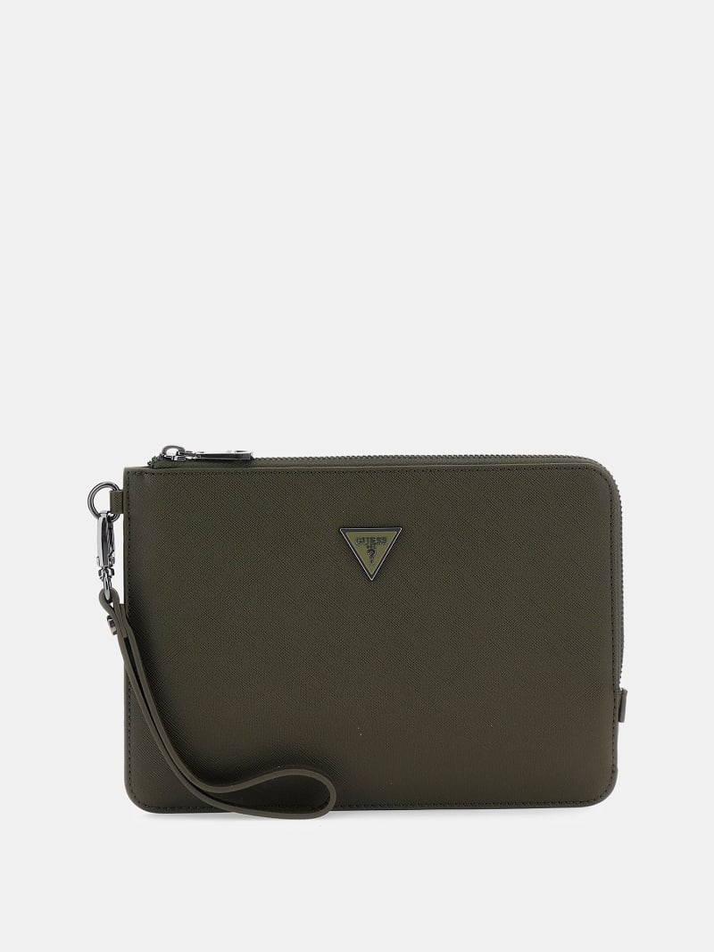 Prada saffiano clutch top