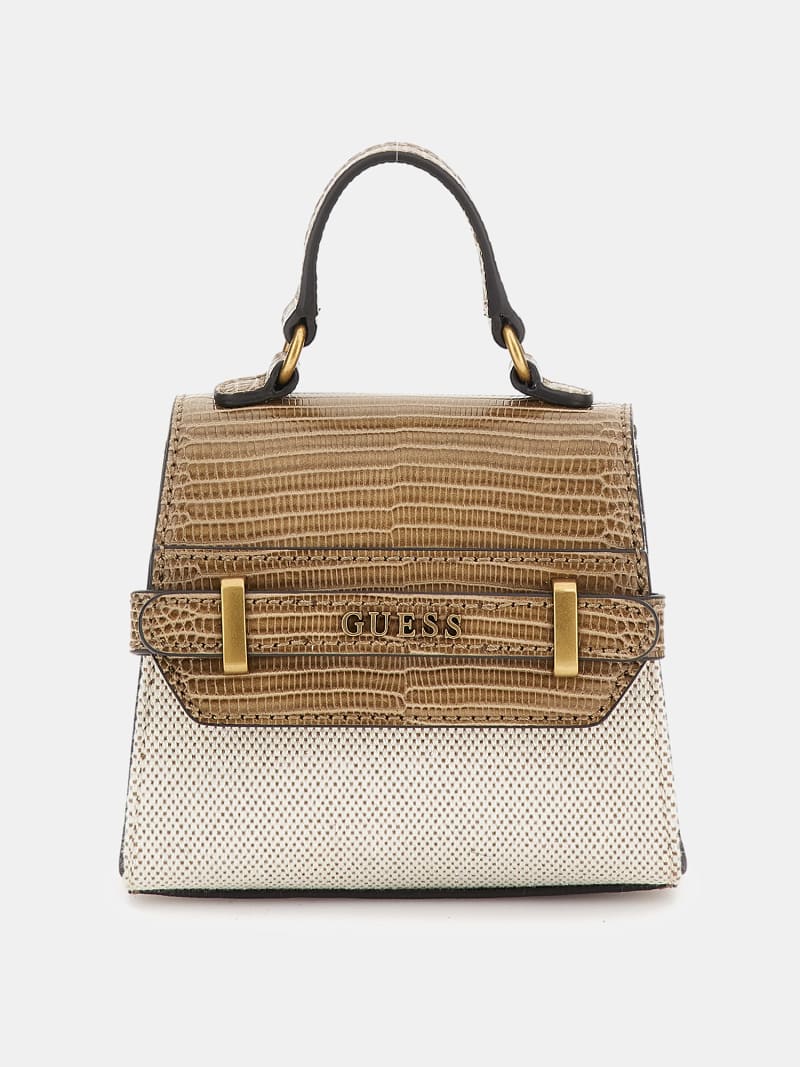 Mini sac a main Sestri effet croco