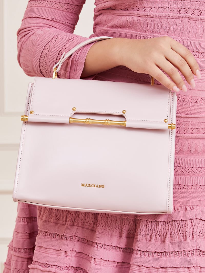 GUESS Henkeltasche Alia Echtleder Damen