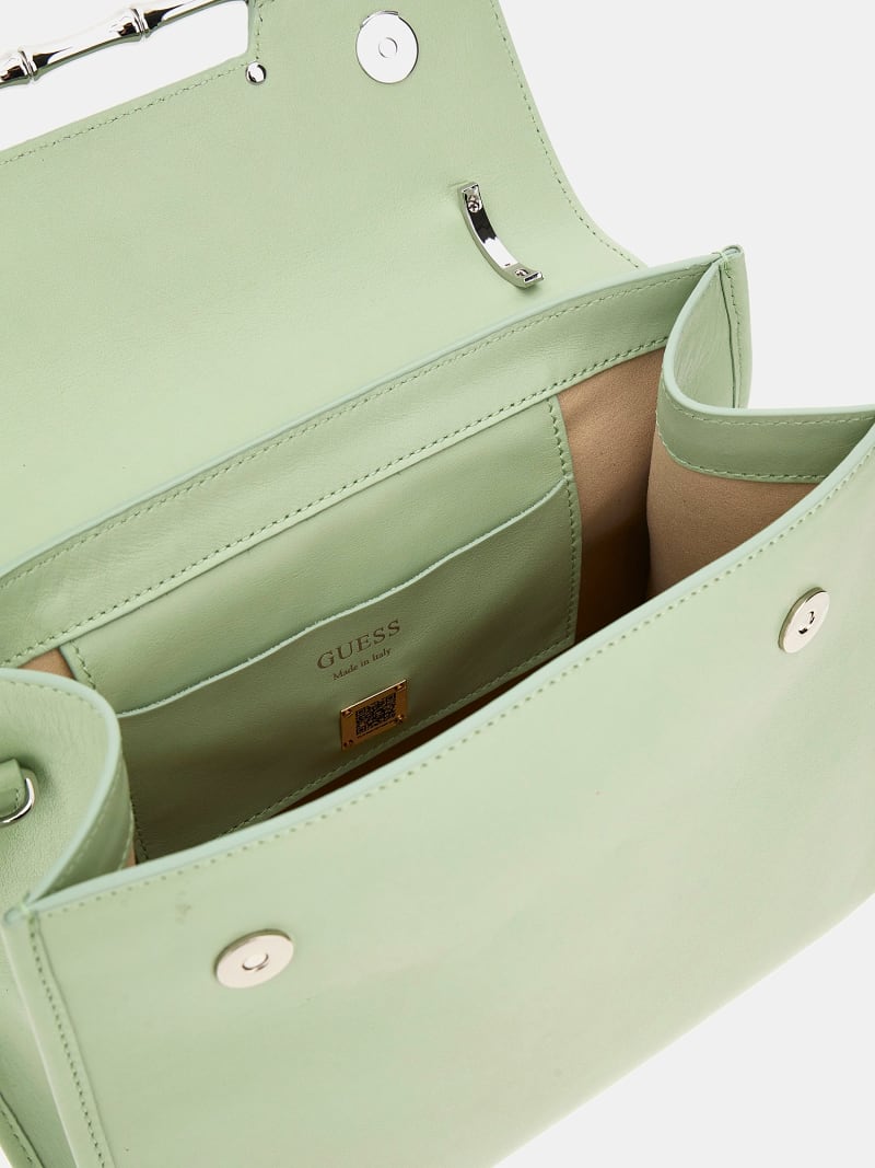 Iris genuine leather handbag