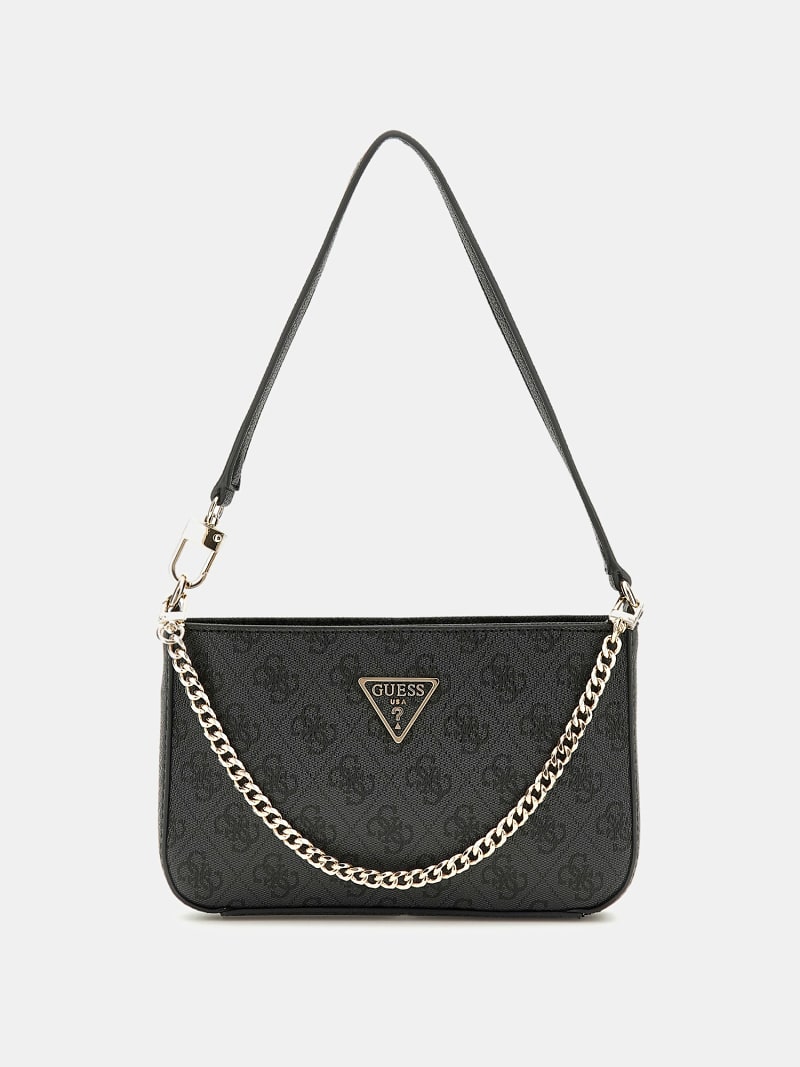 Black guess shoulder bag discount
