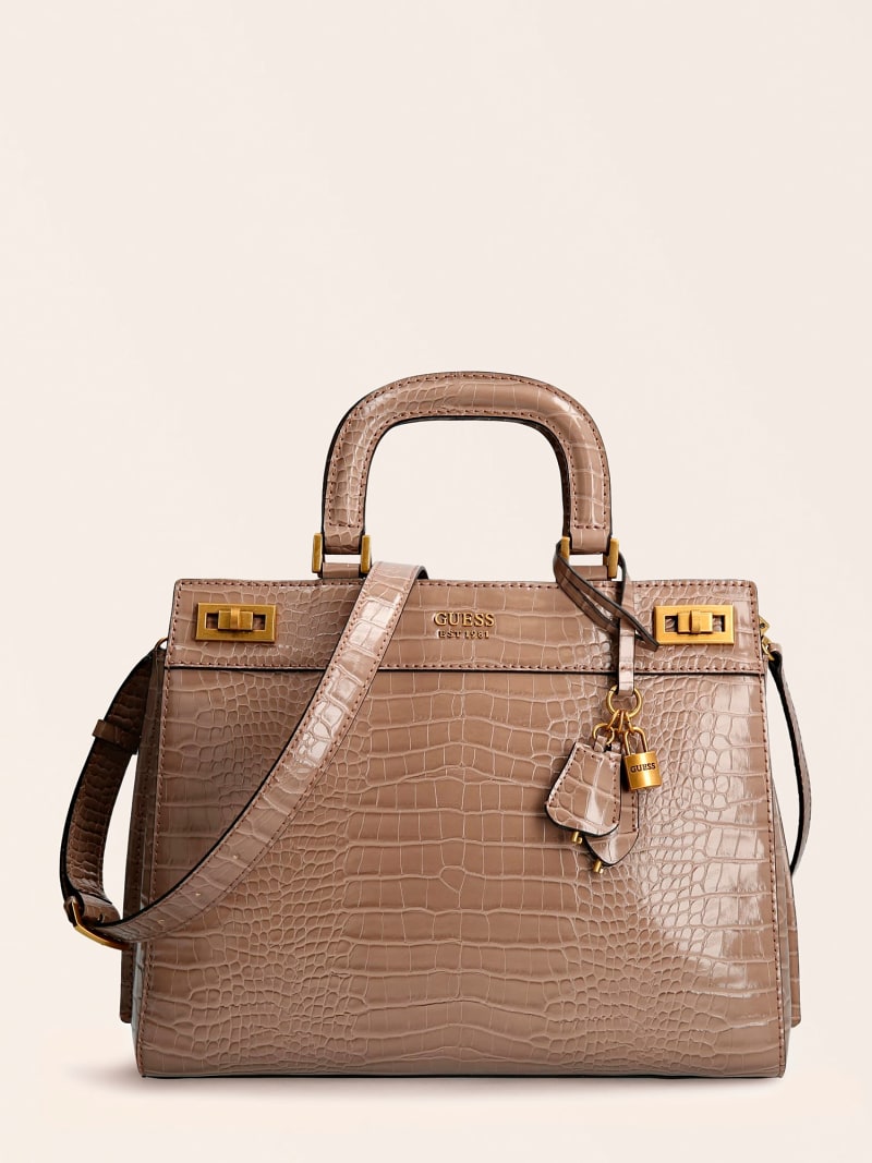 KATEY CROC PRINT HANDBAG