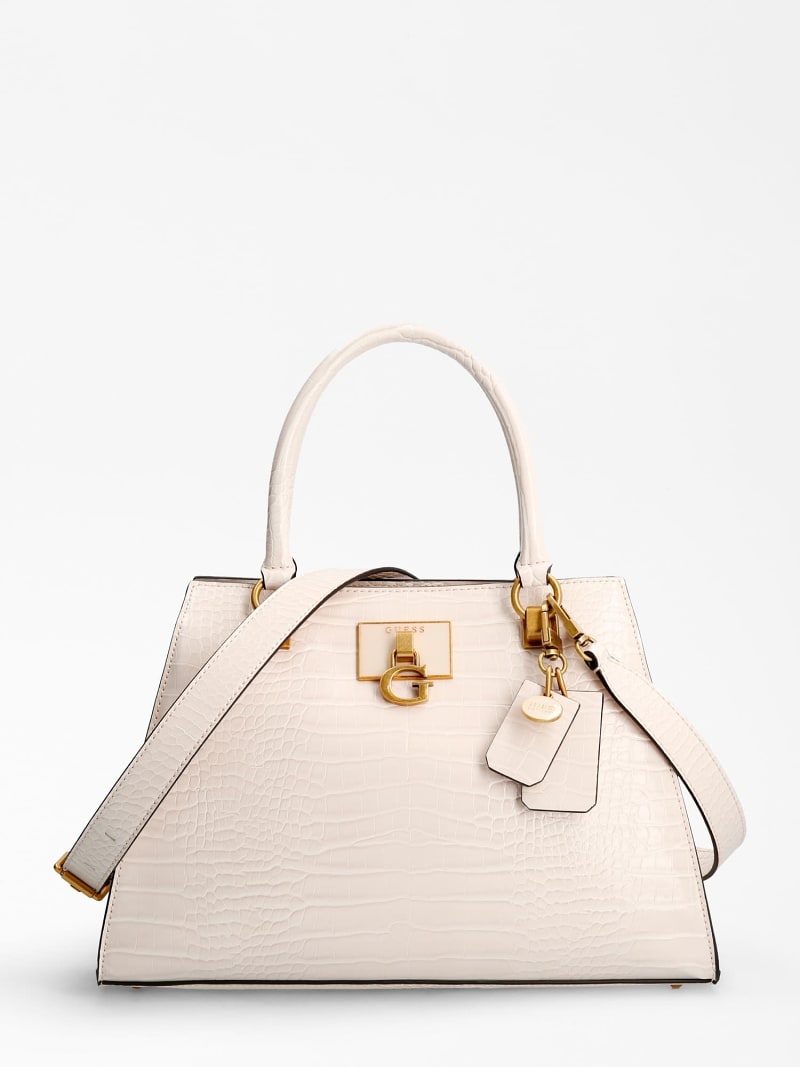 Stephi croc print handbag shop