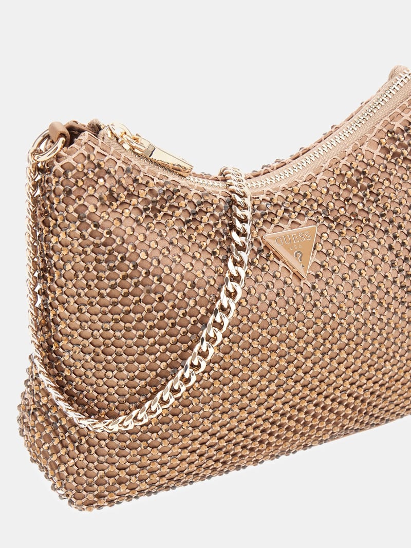 国内盤レア！Paul Zaza Just A Little Bit ポールザザ GUESS® Zalina metal hasır mini çapraz çanta Kadın