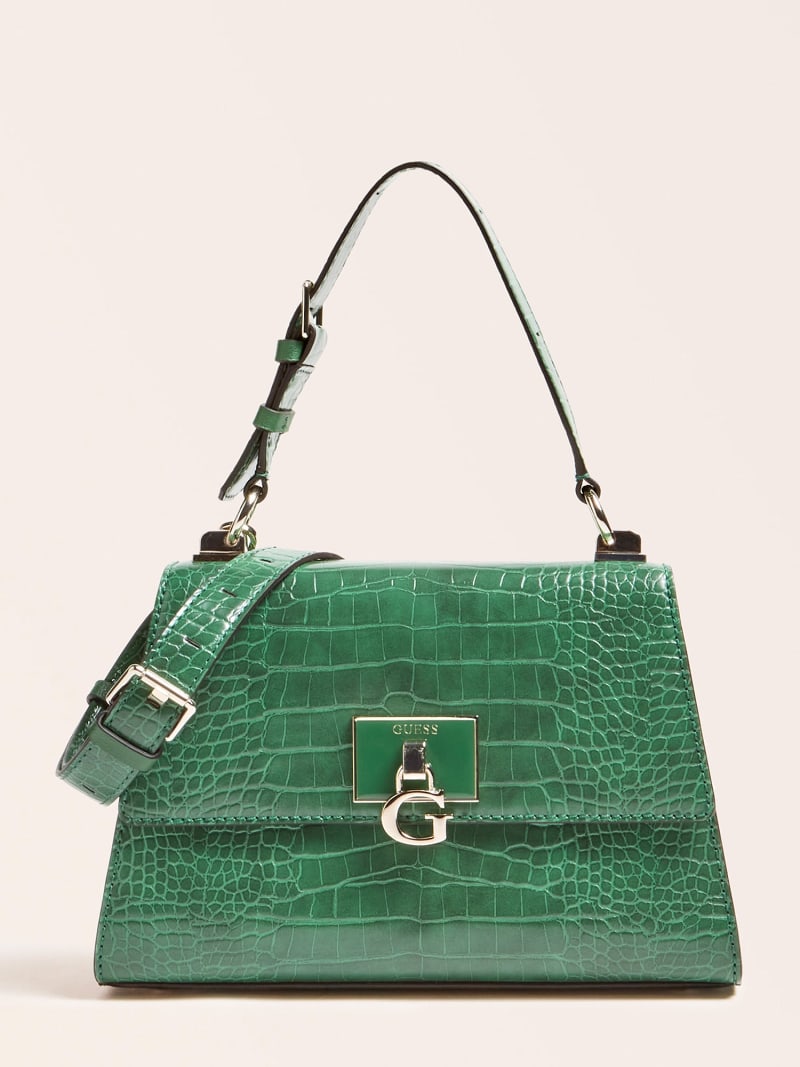 Guess green handbag Clearance