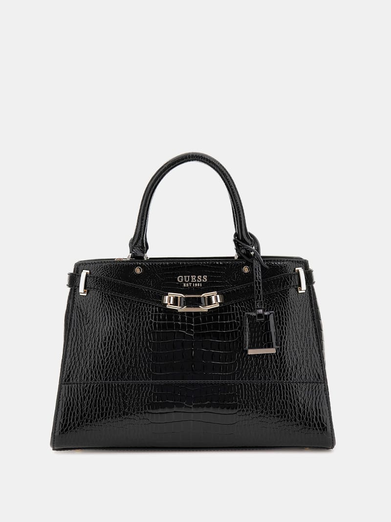 Sac guess noir croco outlet