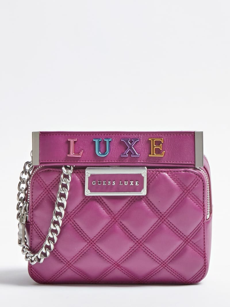 guess crossbody bag pink