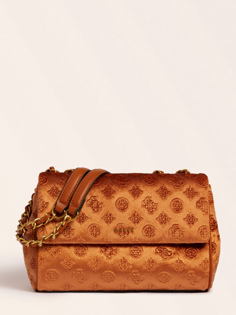 GUESS Kimi velvet crossbody bag Women