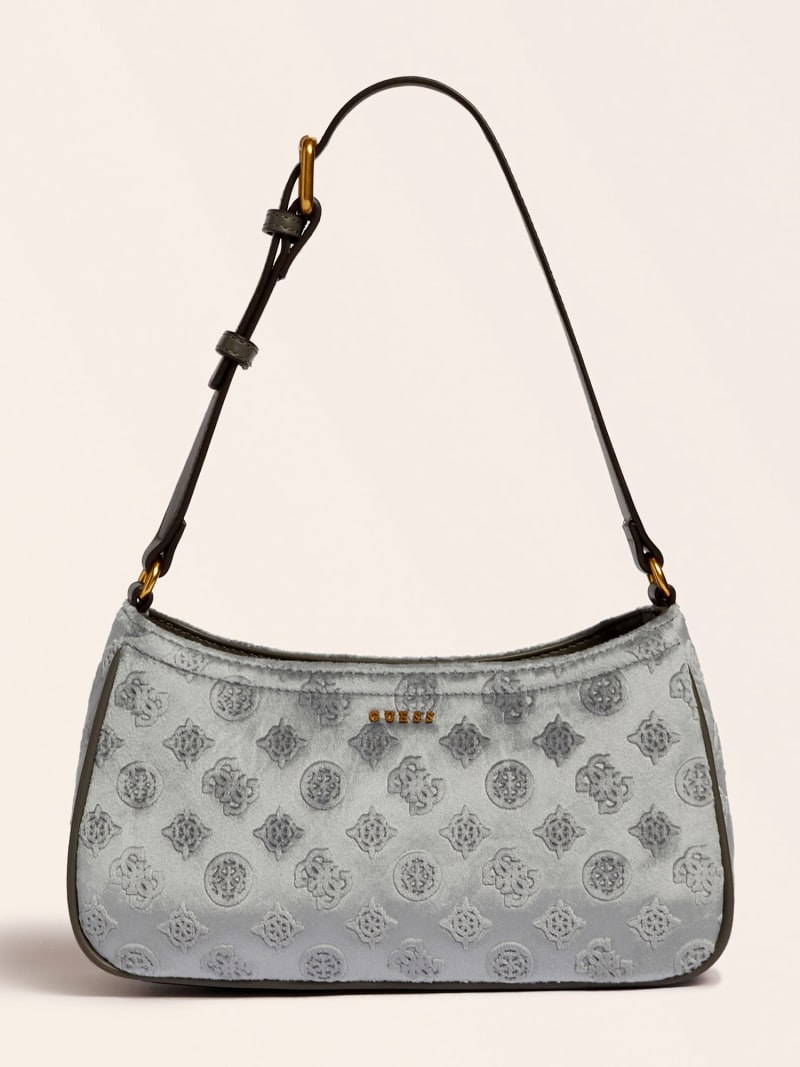 GUESS® KIMI VELVET SHOULDER BAG