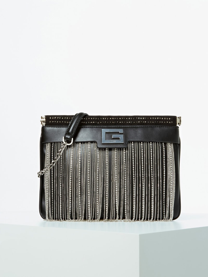 guess silver handbags