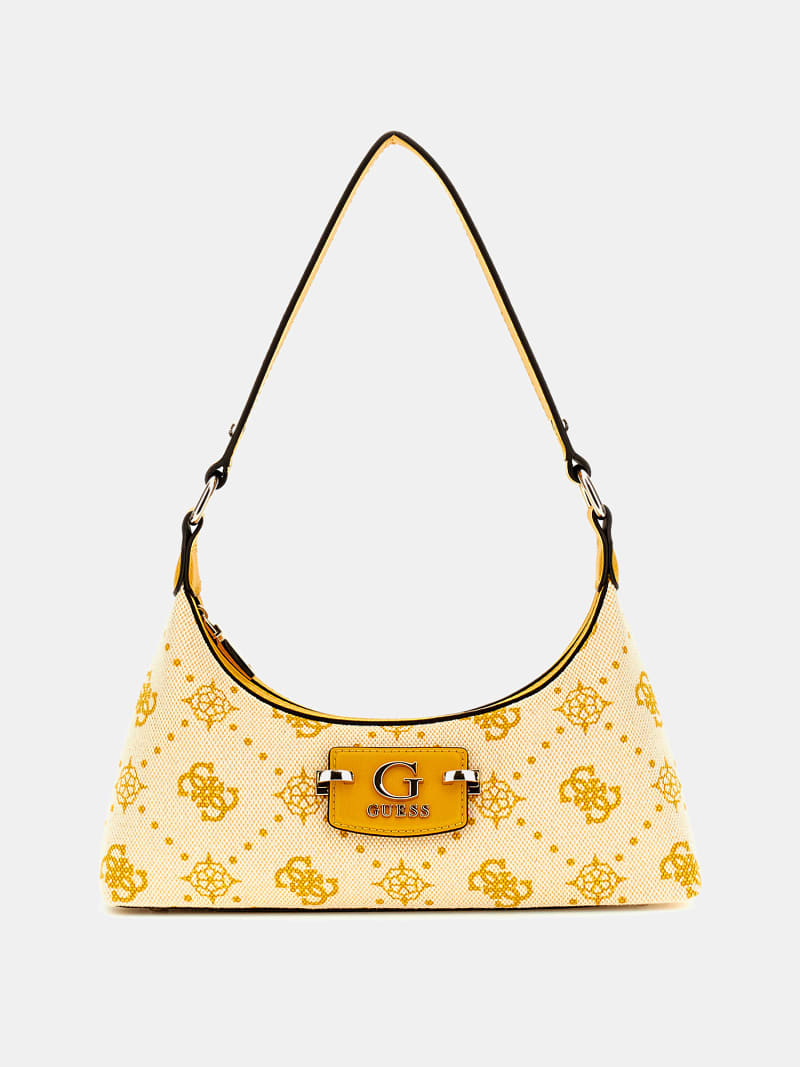 Sac d'épaule Neda 4G logo pivoine | Site officiel GUESS®