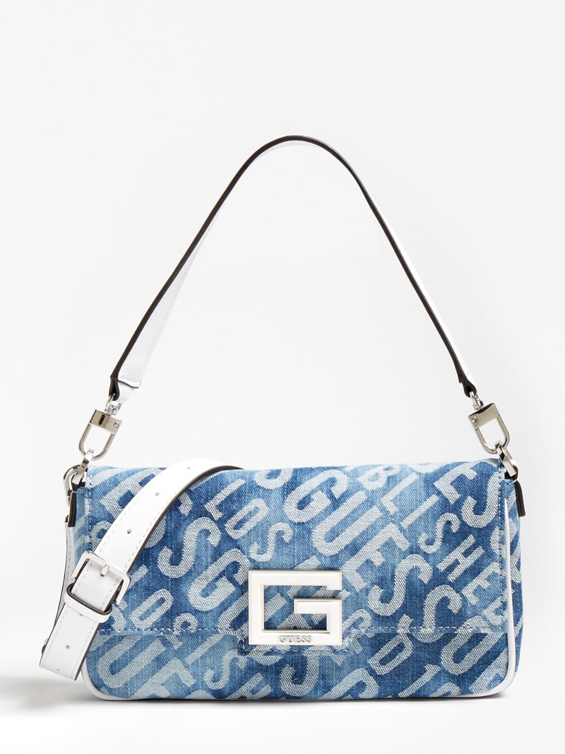 Guess Jeans Blue Polyurethane Handbag 53 OFF